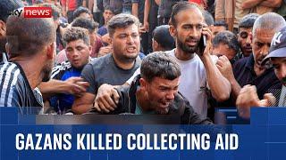 Israeli tanks kill dozens waiting for aid in Gaza, Hamas-run health ministry says