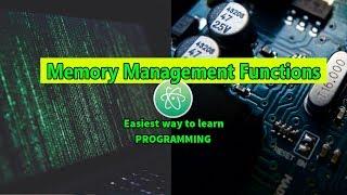 Memory Management Functions Easiest Way To Learn C With Atom Editor In Windows 10 #72 -Easy Guide