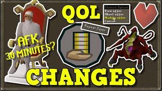Massive QoL Changes + Grand Exchange Improvements (OSRS)