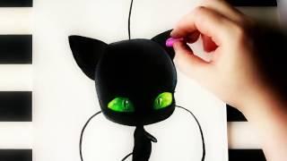 MIRACULOUS LADYBUG Drawing PLAGG Как нарисовать Плагг Кота Нуара