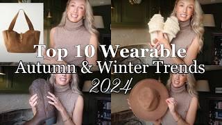 10 WEARABLE TRENDS FOR AUTUMN WINTER 2024 + OUTFIT IDEAS 