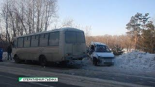 В ДТП на ул. Кожзаводской в Бийске погиб мужчина (Будни, 03.02.20г., Бийское телевидение)