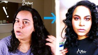 EASY HEATLESS CURLS | HOW TO CURL HAIR WITH BATHROBE BELT| AMAN KLAIR