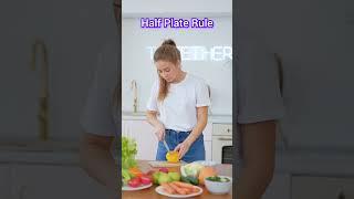 Half Plate Rule | What is the half plate method? | Which foods should fill half your plate?  #food