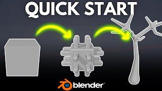 Blender Quick Start Guide in 1 Minute!