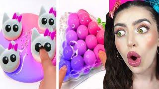 Top 7 Most ODDLY SATISFYING videos EVER! (SQUISHY SLIME, CANDY CRUSH, MAGNET CLICK, & MORE!)