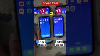 iPhone 11 vs 13| Quick Speed Test. A13 Bionic vs A15 Bionic.