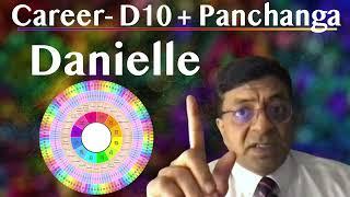 Career Path and Talents Analysis for Danielle with D10 & Panchanga