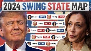 MY BATTLEGROUND PREDICTION | 2024 Electoral Map (Trump v Harris)