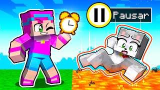 Paso Minecraft PERO puedo CONTROLAR EL TIEMPO ⏰