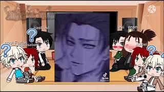 Levi And his old friends react to videos/ Gacha club / aot (ereri)