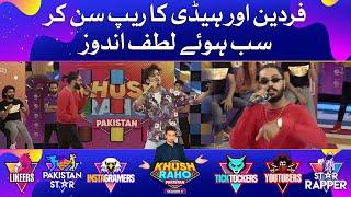 RAP Song By Fardeen & Heddy In Khush Raho Pakistan Season 6 | Faysal Quraishi Show | Star Rapper