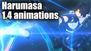 Harumasa 1.4 leaked animations - Zenless Zone Zero #zzzero #harumasa