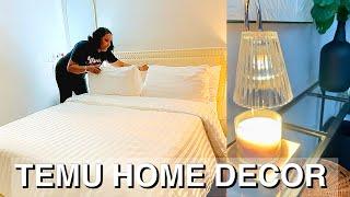 HOME DEOR VLOG | Temu Comforter Set | Apartment Makeover On A Budget