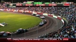 Last Laps of 2012 NASCAR Hall of Fame 150