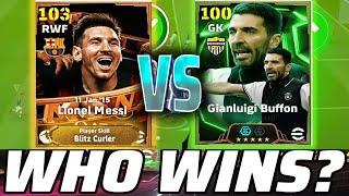 BUFFON Double Booster Review VS MESSI BLITZ CURLER: WHO WINS?||efootball 2025