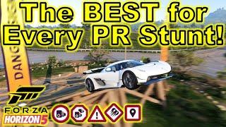 The BEST Car For Each PR Stunt in Forza Horizon 5! 2024 Edition!