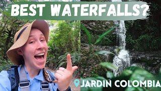 JARDIN COLOMBIA Waterfall Hike! // I followed a VLOGGER into the WILDERNESS...//Colombia travel 2021