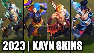 ALL KAYN SKINS SPOTLIGHT 2023 | League of Legends