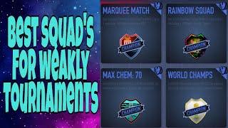 Best squad's for weakly tournaments / PACYBITS 20