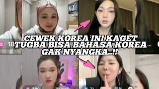 CEWEK KOREA INI KAGET TUGBA BISA BAHASA KOREA,GAK NYANGKA..!!