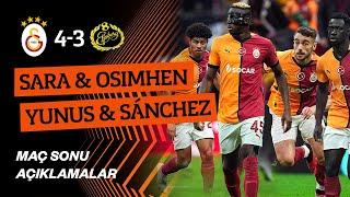  Galatasaray 4-3 Elfsborg | Futbolcularımızın maç sonrasında yaptığı açıklamalar