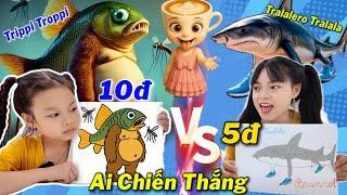 Hằng Nheo Và Quỳnh Nhi Thử Thách Vẽ Tranh Các Nhân Vật Trong BrainRot