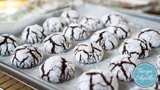 Шоколадное Печенье с трещинками | БЕЗ сливочного масла и шоколада | Easy Cocoa Crinkle Cookies