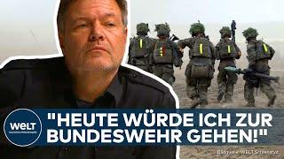 HABECK: "Damit Putin nicht wagt, uns anzugreifen!" Vizekanzler will mehr Geld für Verteidigung!