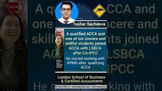 A qualified   ACCA | One of our intelligent Students now working with KPMG | #proudmoments #ACCA