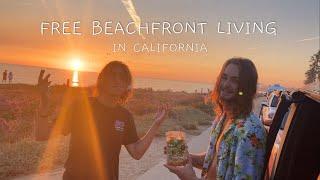 VAN LIFE SOCAL | free beachfront living in california