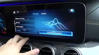 How to Turn On Auto Volume Adjustment in Mercedes-AMG E63 S 4MATIC+ - Activate Auto Volume In MBUX