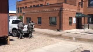 Natrona County Special Response Team Trains at Casper's Roosevelt High School