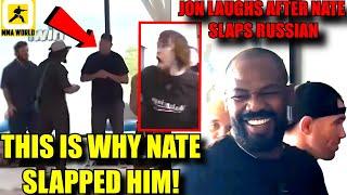 Insider Info reveals what really happened in brawl involving Nate Diaz in Russian show,Jon Jones