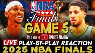 OKC THUNDER vs INDIANA PACERS - NBA FINALS GAME 5 │ 2025 NBA Play-By-Play Reaction & Scoreboard