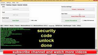 nokia 225 rm- 1011 security code unlock done | infinity best dongle | gsm indus