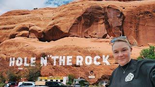 HOLE N" THE ROCK & PETROGLYPHS - Utah Roadside COOL FINDS! Road Trip Pt 7