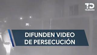 Difunden video de persecución donde muere policía en Monterrey