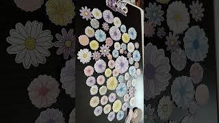 DIY Daisy flower stickers #shorts #shortvideo #sticker #stickers #daisy #daisyflowers #daisyflower