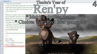 Year of Ren'py - Part 4 - Choices that Matter