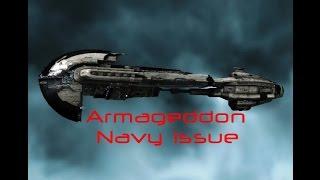 EVE online Armageddon Navy Issue тестим капостабильный фит для миссий 4 лвл