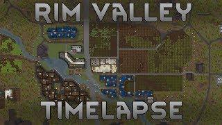 150 Pawn Village Network Timelapse | RimWorld 1.0