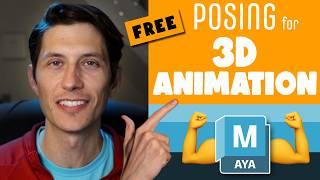 Free 3D Animation Course: Master Posing for Animators in Maya or Blender