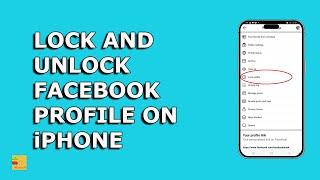 How to lock Facebook profile using iPhone | How to make Facebook profile private