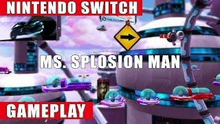 Ms. Splosion Man Nintendo Switch Gameplay