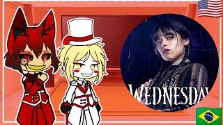 Hazbin hotel react to ○|Wednesday| ○ |ItzMeKarma Tik Tok