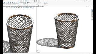 Solidworks Tutorial # 264 How to Design a Wire Mesh in Solidworks by Solidworks Easy Design