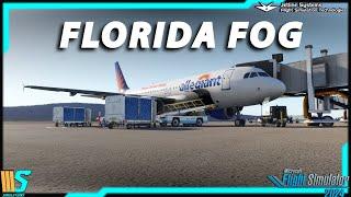 MSFS24 LIVE IN 4K!! WILL WE DIVERT?! FLIGHT PLANNING INTO LIFR MINS | CAT I APPROACH INTO FLORIDA FG