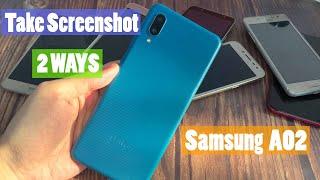 Samsung Galaxy A02: 2 Ways To Take Screenshots