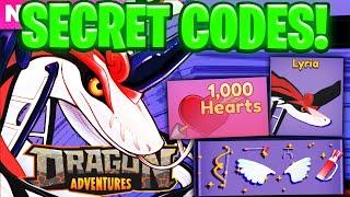 Dragon Adventures VALENTINES, Hearts CODES!